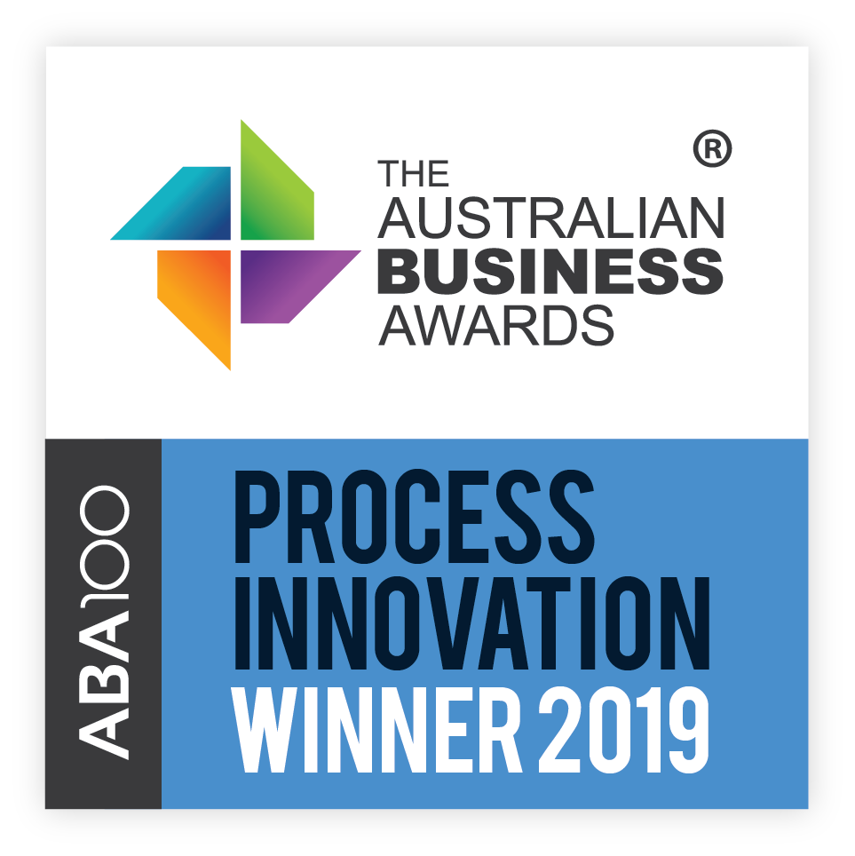 Australian Business Awards 2019 for Process Innovation